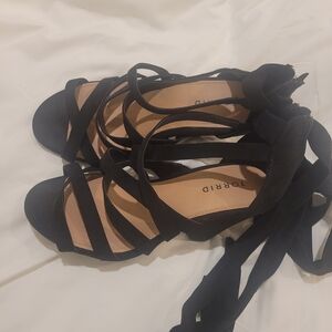 Torrid Black Strappy Women's Sandals